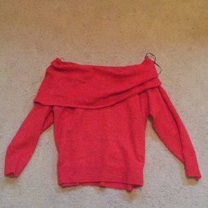 Off the shoulder sweater
